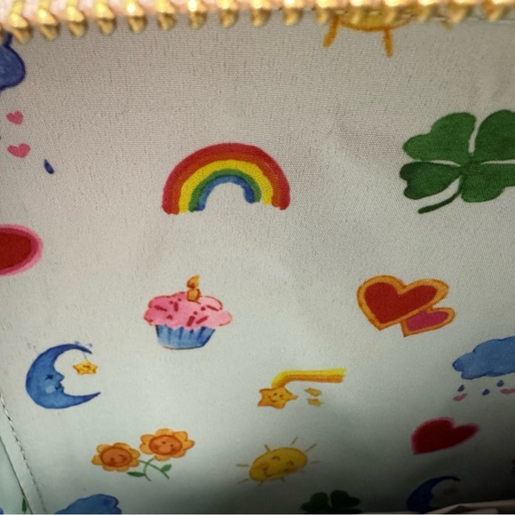 NWT- Care Bears/ Carebear Cousins Loungefly Lunchbox crossbody and Cardholder - Picture 13 of 16